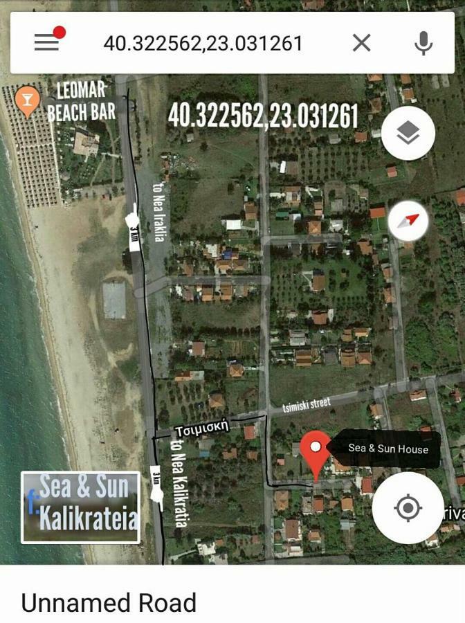 Sea & Sun House Vila Nea Kallikrateia Exterior foto